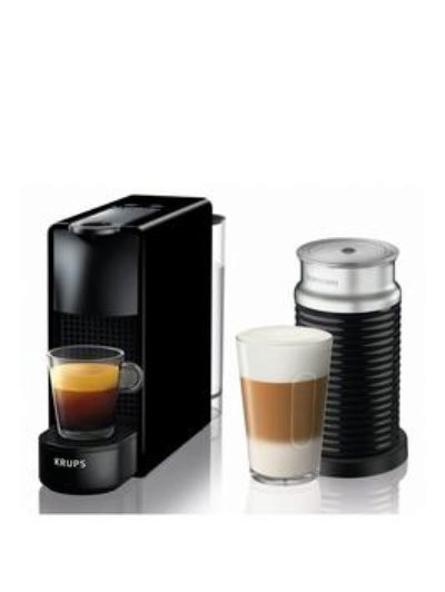 Krups Nespresso By Krups Essenza Mini With Aeroccino 1200W - Black Krups Nespresso By Krups Essenza Mini With Aeroccino 1200W - Black